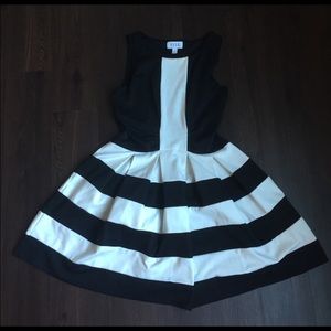 Black and White Elle Dress